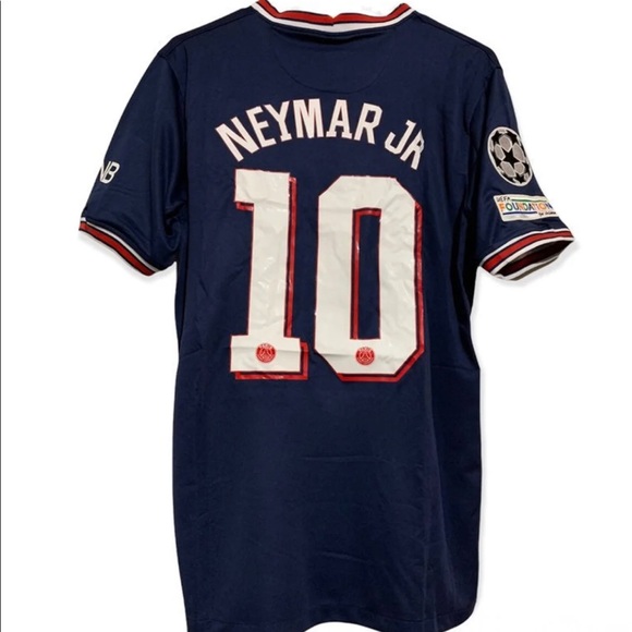 Neymar PSG 2021/22 home Champions league Jersey - Picture 1 of 4